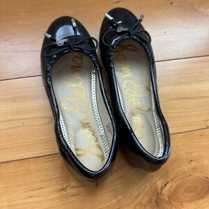 Sam Edelman Black Patent Dress Shoes with Bow